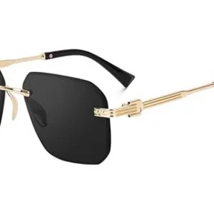 Dervin UV Protected Square Rimless Sunglasses for Men and Women